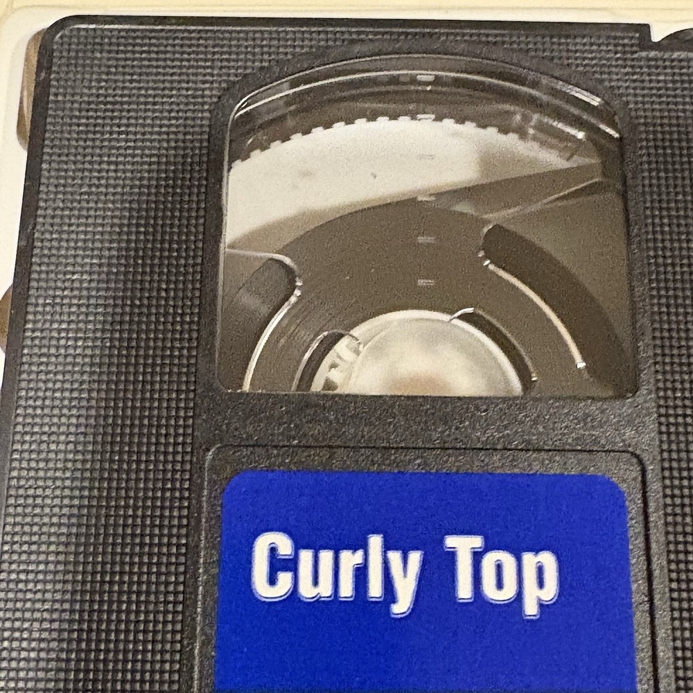 VHS Shirley Temple Lot Of 2 -Curly Top/Baby Take A Bow-Clamshell Case Tested - Picture 4 of 10